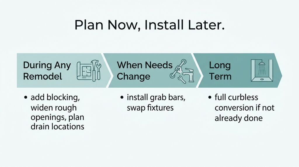 Planning checklist timeline for future aging in place upgrades
